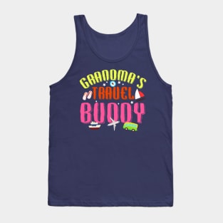 Grandma's Travel Buddy Traveling Adventure T shirt Tank Top